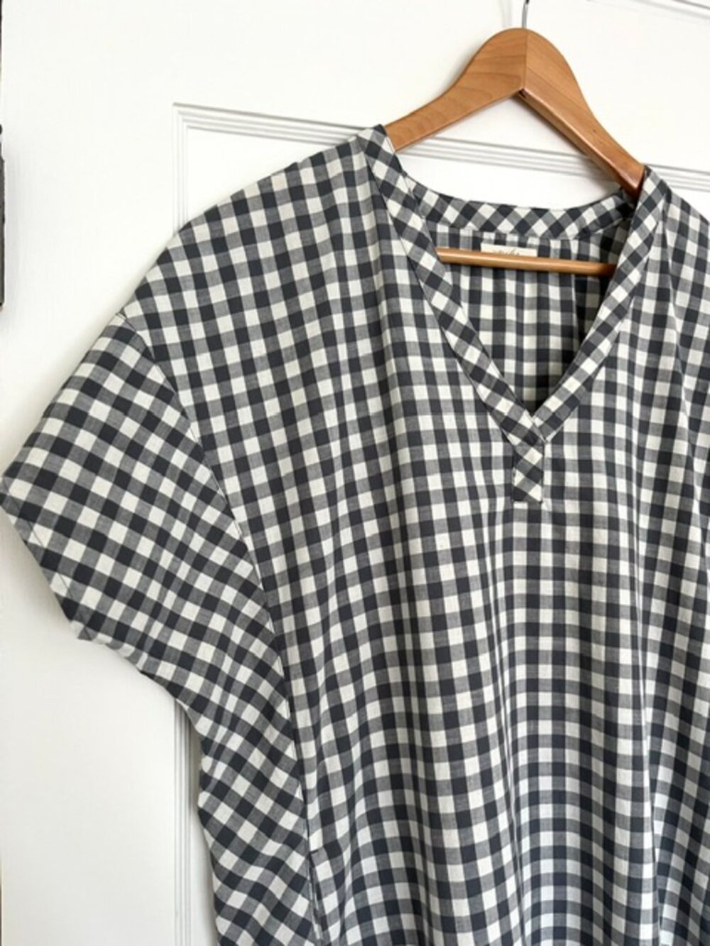 Pehr Mama Caftan Gingham Dress | Size M/L